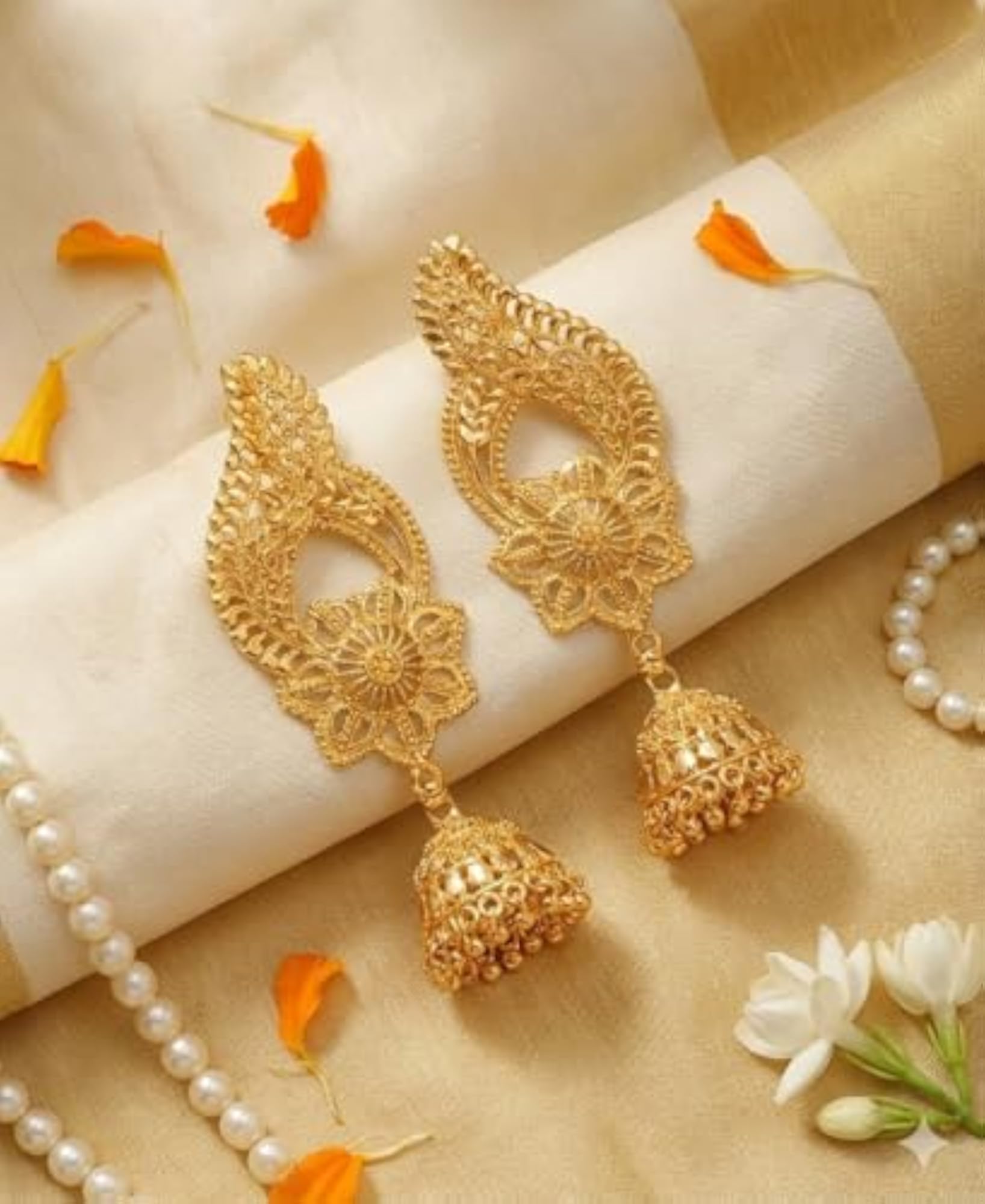 Gold Plated Copper Earrings for Women