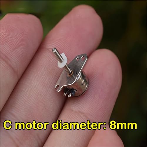 Moteur pas à pas 7mm à 4 fils micro-phase avec curseur de mise au point de 6mm à 10mm - 5