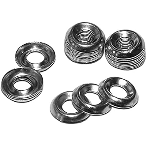 Merriway BH01972 Nickel Plated Cup Washers Cover