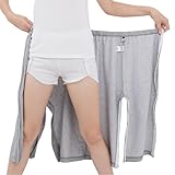 Patientenhose mit Reißverschlüssen, Bettlägerige Kleidung für Krankenhaus- und Krankenpflege, Behinderungshilfe für Langzeitgebrauch