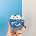 Produktbild SevenPanda Tasse Hülle für Apple Airpods 1 & 2, Cute Cat Cartoon 3D Airpod Hülle, Weiche Kawaii Skin Kits mit Karabiner, Einzigartige Hülle für Mädchen, Kinder, Frauen, Air Pods - Blau Katzenbecher