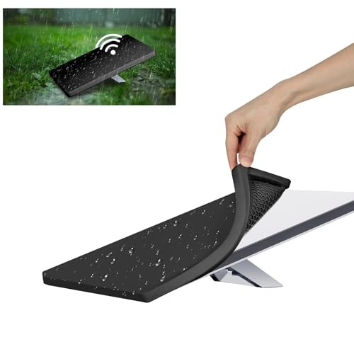 Zeroffi Starlink Mini Protective Cover Case, Starlink Mini Accessories Silicone Protective Case for Starlink Mini Dish Black