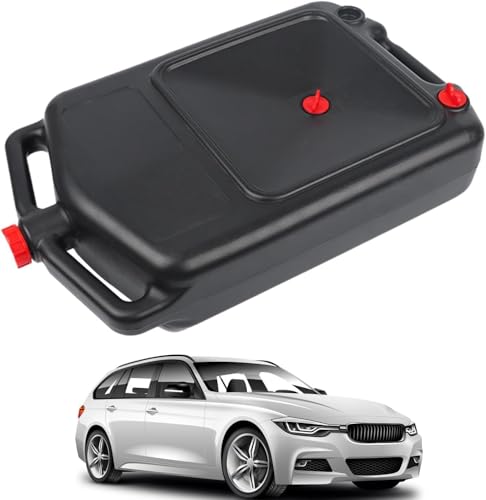Car Oil Drain Pan - Dripless Oil Collection Basin, Fluid Drainage Container, High Capacity Oil Catcher | 15-Liter Automotive Fluid Collector, Leak-Proof Oil Recovery Tray, Engine Oil Recycling