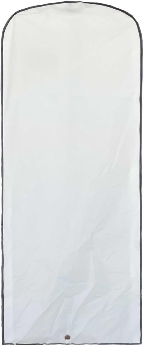 洋服カバー ホワイトブライドメイドウェディングプロムドレスドレスカバーガーメントバッグ - 衣類用収納バッグ、ガウンドレスカバー洋服