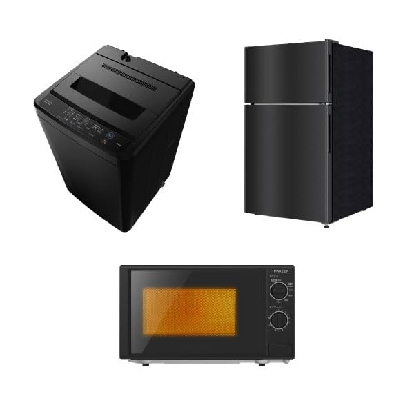 Amazon | 【新生活家電セット】 MAXZEN 家電3点セット (洗濯機・冷蔵庫
