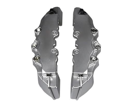 4�� / 2�� 3D ABS �ԗp�u���[�L�L�����p�[�J�o�[ �u���[�L�f�B�X�N�V�F�� �_�b�W�ɓK�� �W�[�v�ɓK�� ���N�T�X�ɓK�� ���m�[�ɓK��(2Pcs Silver S Size)