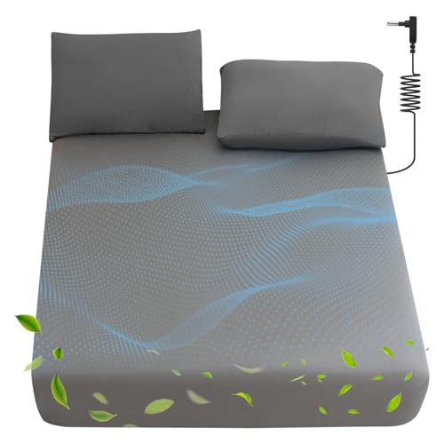 Jessrydo Grounding Sheets Queen Size 90% Organic Cotton + 10% Pure Silver 16