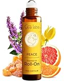 Gya Labs Peace Essential Oil Roll On - 0.34 Fl Oz - Travel Size Roller for Camping, Skin, Aromatherapy Relief, Convenience