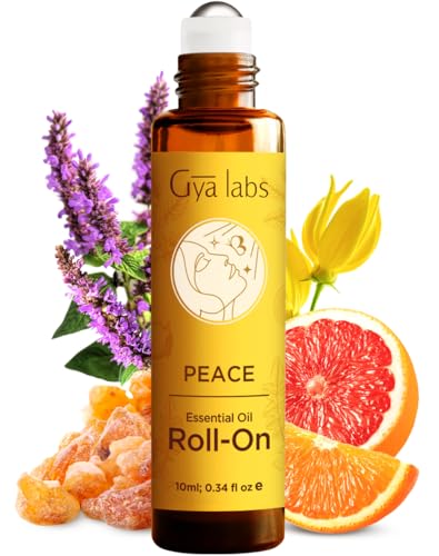 Peace Essential Oil Roll-On Convenient Travel Size for Skin 0.34 Oz