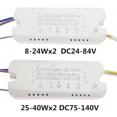 Pilote de LED pour salon et chambre transformateur connecté avec télécommande 2.4G X2 X4 X6