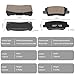 SUPLABEL Front and Rear Ceramic Brake Pads Compatible with 2013-2016 Cadillac ATS, 2014-2016 Cadillac CTS Ceramic Brake Pads w/Hardware Replacement Brakes Pads Set HZ1050 HZ1659