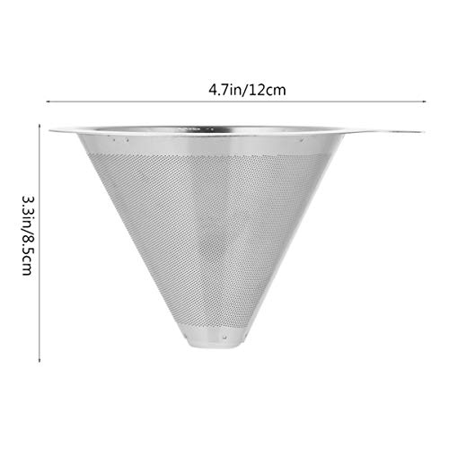 1 Unidade Filtro De Café Funil De Café Filtro Gotejamento Despeje Sobre o Gotejador De Café Gotejado