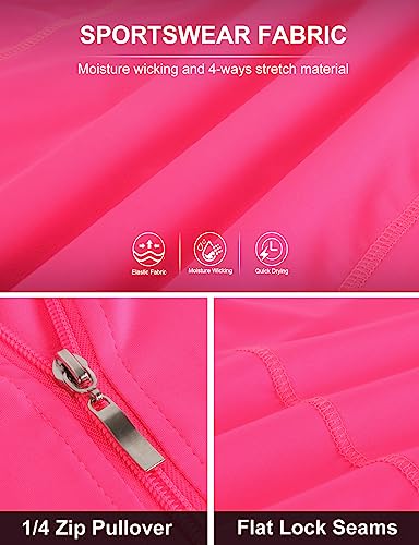 Viracy Women's Zip Up Golf Workout Tank Tops Sleeveless Quick Dry Athletic Polo Shirts4