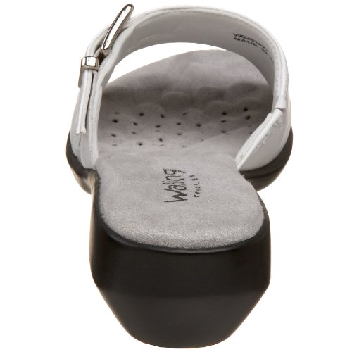 Walking Cradles Women's Sunshine Buckled Sandal,White Nappa,7 Xw Us #TOP2