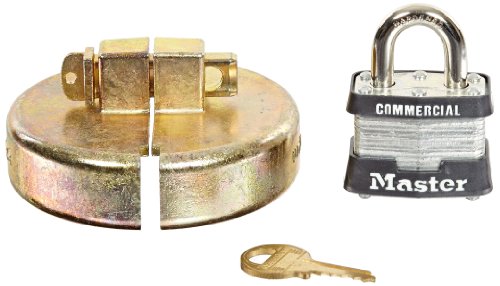 Image of Justrite 08511 Plastic Drum Set with 2 Padlocks