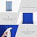UTEBIT 6x9ft Blue Backdrop Screen with 4pcs Spring Clamps Polyester Chromakey 1.8X2.8m Blue Background for Video Photography Studio Picture Shooting