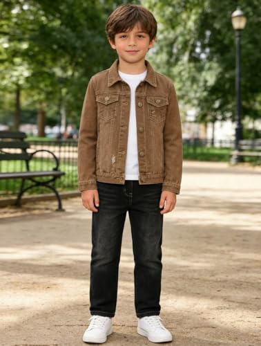 Image of Cromoncent Toddler Denim Jacket for Boys Girls