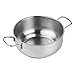 San Ignacio Casserole Basse sans Couvercle, Acier Inoxydable, Gris, 34 cm
