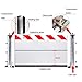 Aluminum Flood Barriers 20cm 40cm 60cm 80cm, Heavy Duty Aluminum Temporary Dams for Flood Prevention, Industrial Heavy Duty Flood Defence Dams with Threshold Kit(140x60cm)