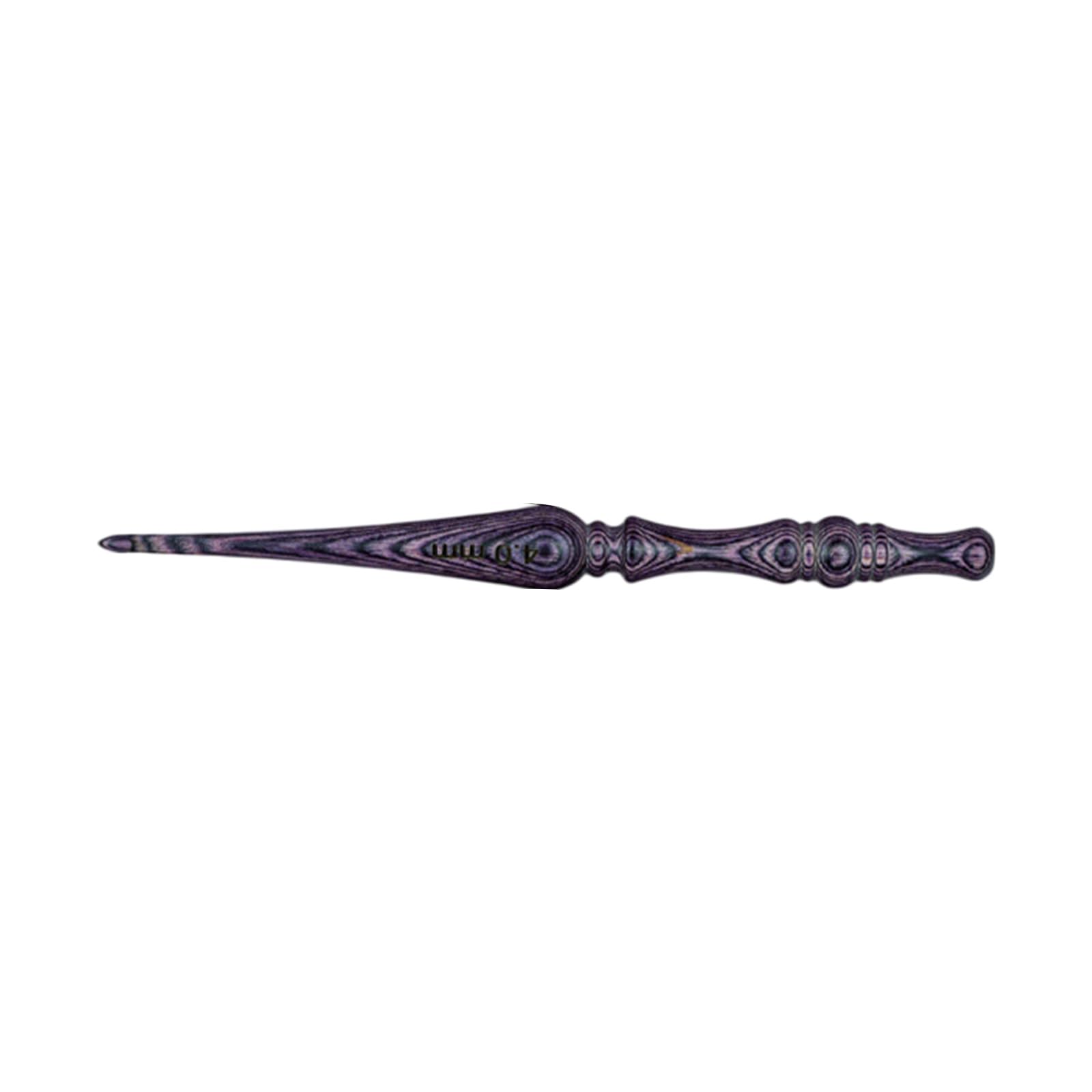 Aqvjd Retro Wooden Crochet Hook Needle Ergonomic Grip Crochet Hook Needle for Adult Beginner Weaving Crocheting Yarn Craft Accuracy Equipment