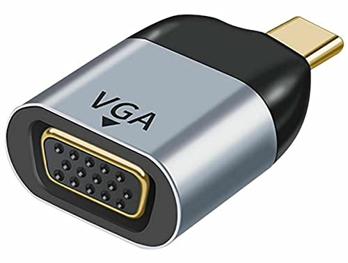 Alfais 4893 Type-C To VGA Kablo Ucu Mini Çevirici Dönüştürücü Adaptör