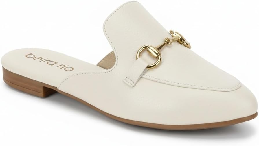 Mule Sapato Feminino 4134.1017 Beira Rio Bico Fino (Branco Off, BR