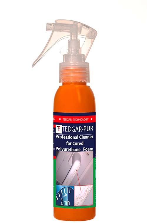 PUR Bauschaum Entferner 300 ml - PU Schaum Entferner - Ideal zum Beseitigen von Montageschaum - Effektiver PU Schaum Reiniger - Auch zur Werkzeugreinigung Geeignet - Reiniger für Polyurethan