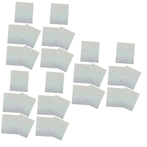 Autocollants lettres étanches Lurrose 30 feuilles alphabet pour scrapbooking et personnalisation