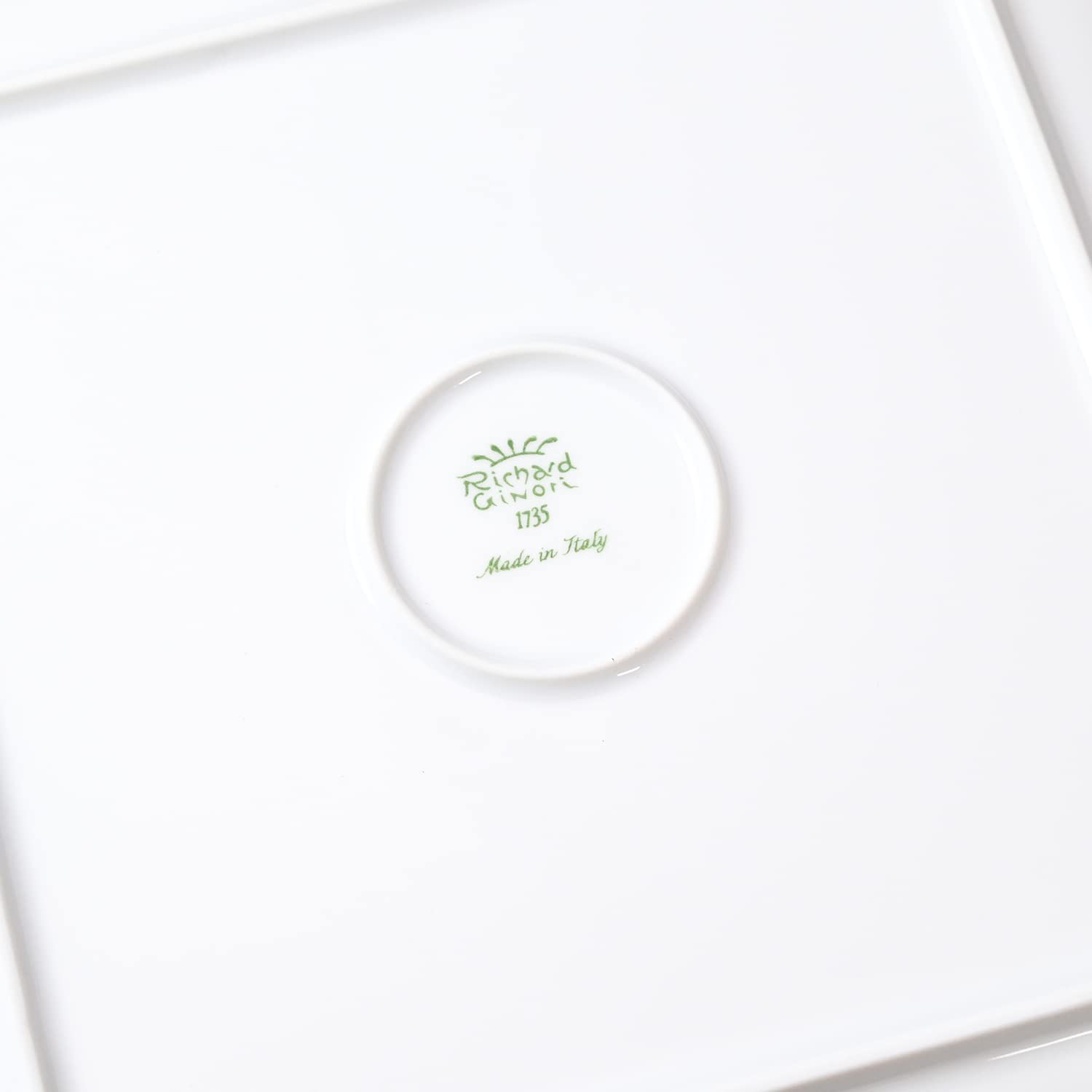 ジノリ　アンティコホワイト　27スクエアプレート×3 Richard Ginori ジノリ1735／リチャードジノリ アンティコ ホワイト