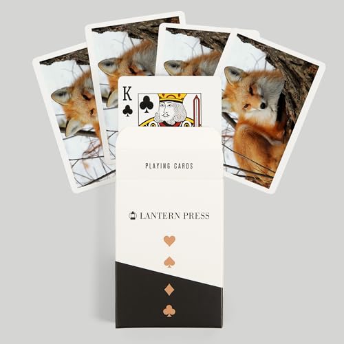 Baraja de Póker Red Fox en Invierno, 52 cartas miniatura 6
