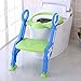BALLSHOP Lerntöpfchen Toilettentrainer mit Treppe Höhenverstellbar Toilettensitz Kinder Baby WC-Sitz Grün
