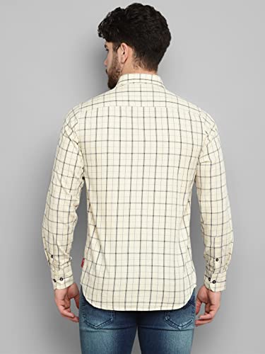 Image of Allen Cooper Checks Shirts for Men - 100% Cotton Comfort Fit Casual and Formal Shirt - Breathable, Soft, Classic Style (Multiple Colors)