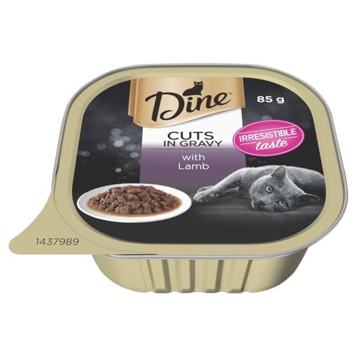 Dine Slow Cooked Lamb Morsels Wet Cat Food, 85 g (Pack of 14)