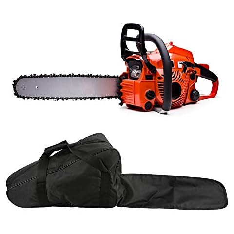 YUMILI Chainsaw Bag,Portable Waterproof Oxford Cloth Chain Saw Case Full Protection Storage Carrying Bag Cover