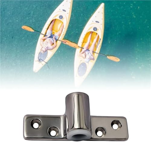 Zócalo de remo en acero inoxidable 316 para montaje lateral de botes y kayaks 5