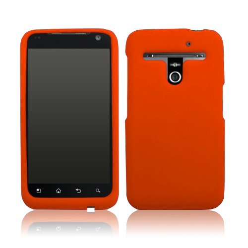 LG Revolution VS910 - Orange Soft Silicone Skin Case Cover [AccessoryOne Brand]