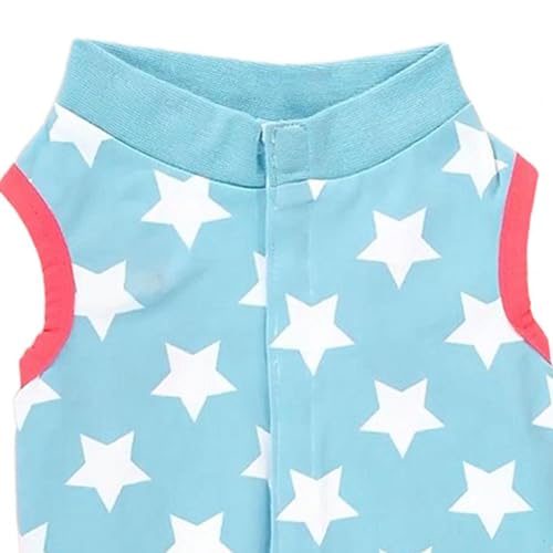 Fenteer Macacão para cirurgia de animais de estimação, roupa de recuperação para cães, proteção cont