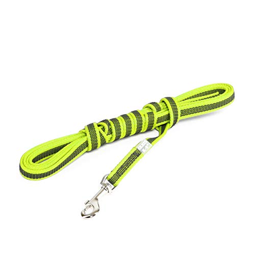 Color & Gray Super-Grip Leash without Handle, 14 mm x 3 m, Neon-Gray