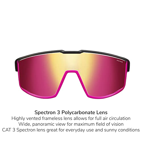 Miniatura 3 de Julbo Fury Gafas De Sol, Negro Rosa, Talla Única Unisex Adulto