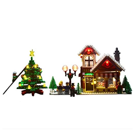 QZPM Kit De Iluminación LED para (Tienda De Juguetes Winter Village) Compatible con Ladrillos De Construcción Lego Creator Modelo 10249,(Juego De Legos No Incluido)