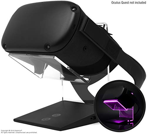 Illuminated Charging VR Stand – Universally Compatible with Oculus Quest, HTC Vive, Rift-s