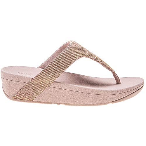 Image of FitFlop Women's LULU Suede Toe-Post Sandals | Lightweight Summer Walking Sandals with Cushioned Comfort, Arch Support & Grip