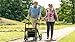 Rollz Motion Rhythm Matt Black - Walker for Parkinson’s - Rollator Walker with Seat - Multiple Customizable Cues with Laser - Modern Design