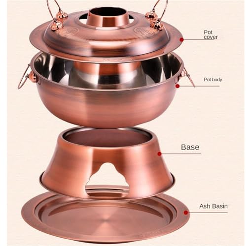 Olla de vapor tradicional de 34 cm ideal para hot pot casero 4