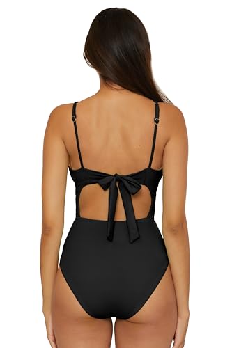 BECCA Women's Modern Edge One Piece Swimsuit, Adjustable, Bathing Suits3
