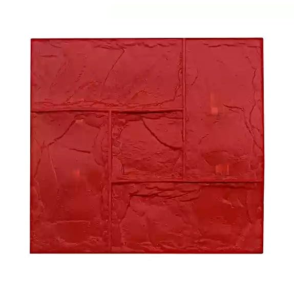 Moldes Resistentes de Poliuretano para texturizar hormigón, tapetes Decorativos para Estampar hormigón con Efecto Piedra y baldosas, Herramienta para texturizar Cemento (D) (F)