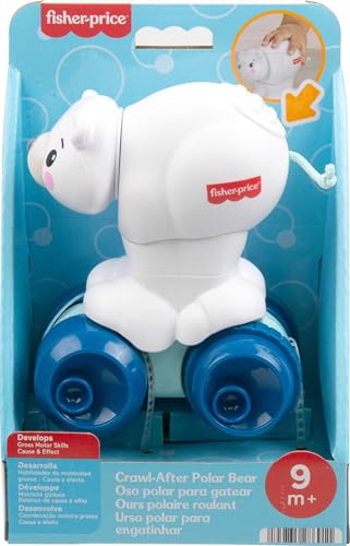 Image of Fisher-Price Crawl-After Polar Bear, Baby Toy