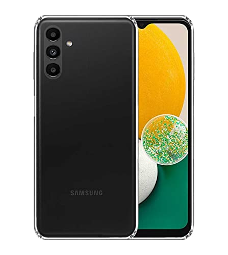 Image of Soft Silicone TPU Flexible Back Cover Compatible with Samsung Galaxy A04s and Screen Guard