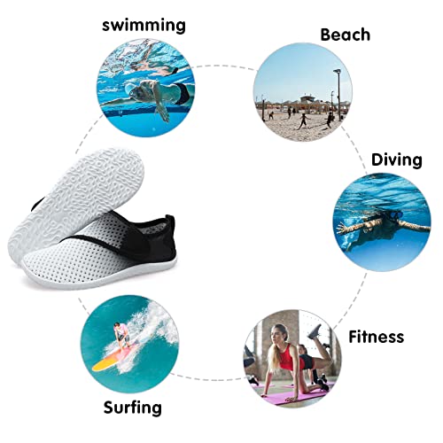 Image of Spesoul Womens and Mens Water Shoes Breathable Quick Dry Soft Barefoot Aqua Socks for Hiking Swim Beach Surf Yoga Sport