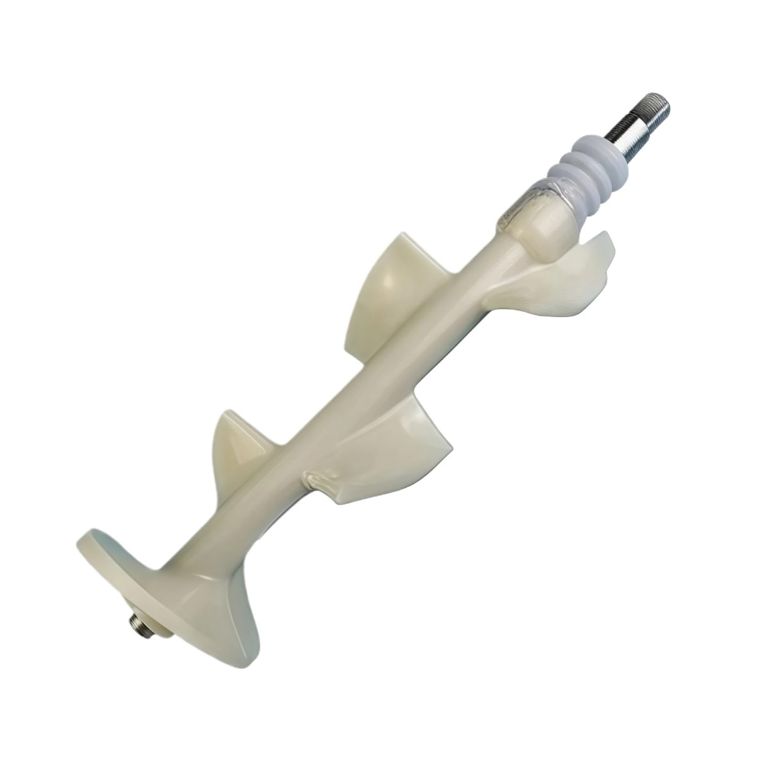 Tige de batteur de rechange for machines à glace - Compatible avec YKF, compatible avec la vis sans fin de la série VEVOR, lame de mélange en acier inoxydable, agitateur à arbre de qualité commerciale